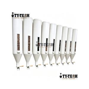 Cafe use stainless steel coffee silos coffee beans display and dispense - 副本